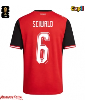 Austria Nicolas Seiwald #6 Echipament de Fotbal Replică Mondial 2026 Copii Acasa (+ Șorturi)